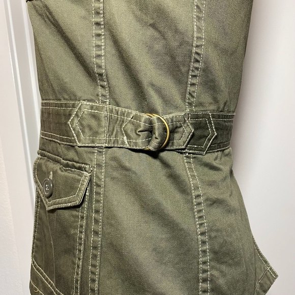 J. Crew Military Utility Jacket Olive Green Size XS 100% Cotton - Picture 7 of 10